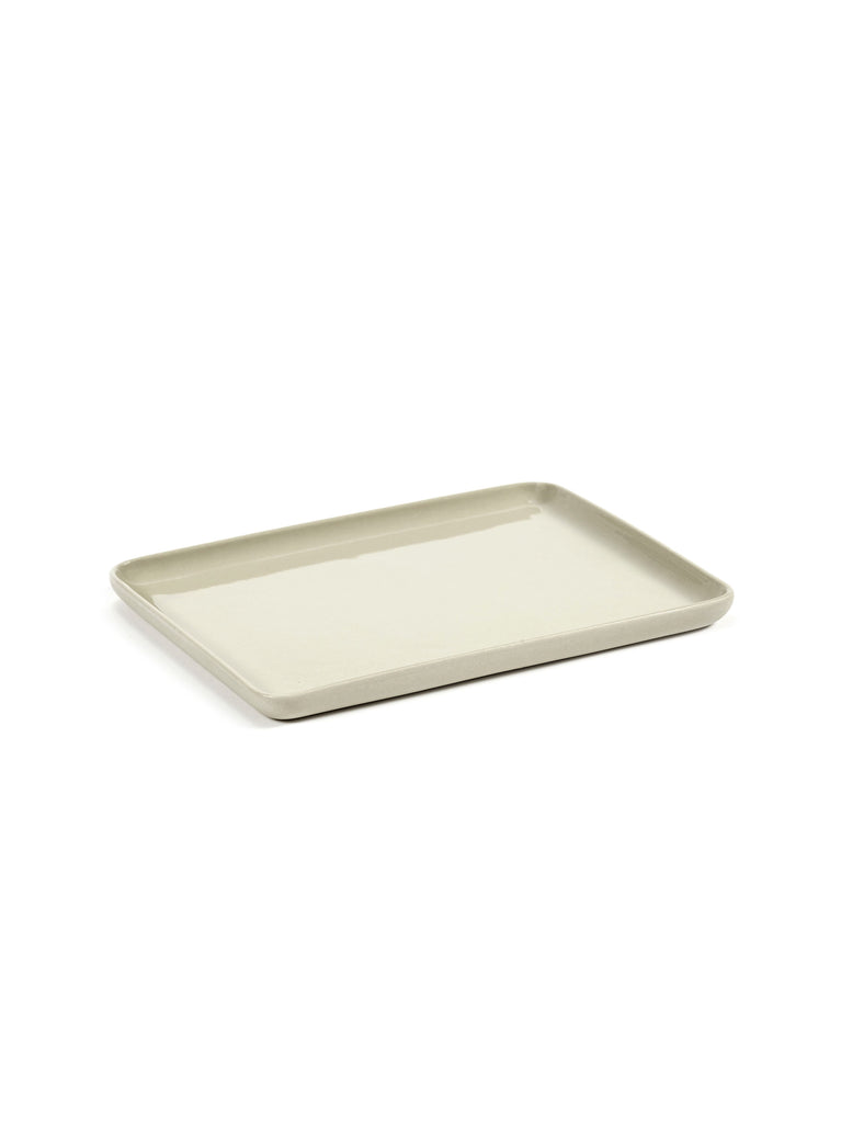Schaal rechthoekig beige Bertrand Lejoly