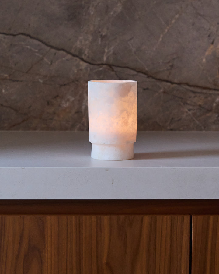 Alabaster Tealight - design