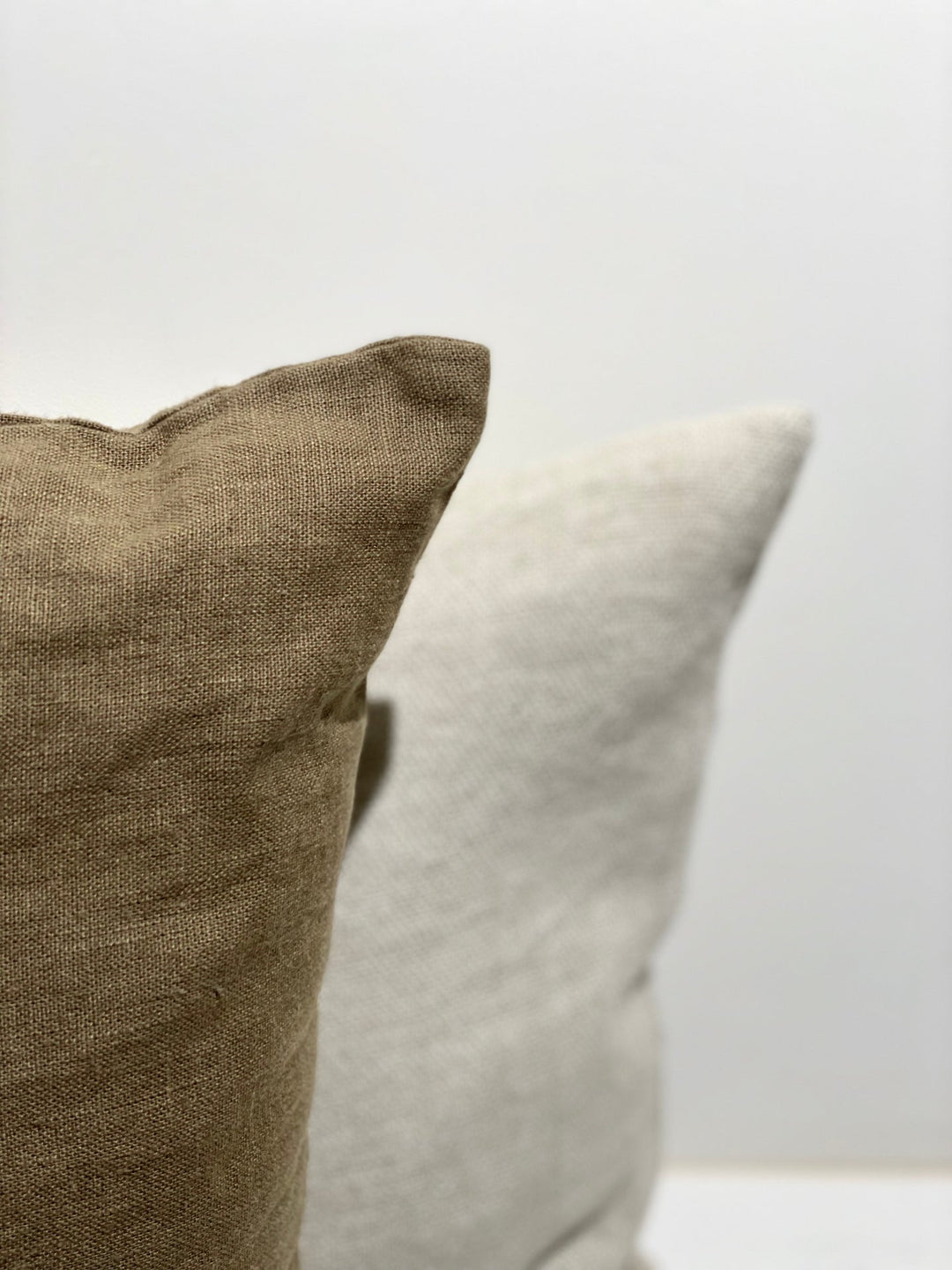 Linnen kussen Margaux kleur tarwe