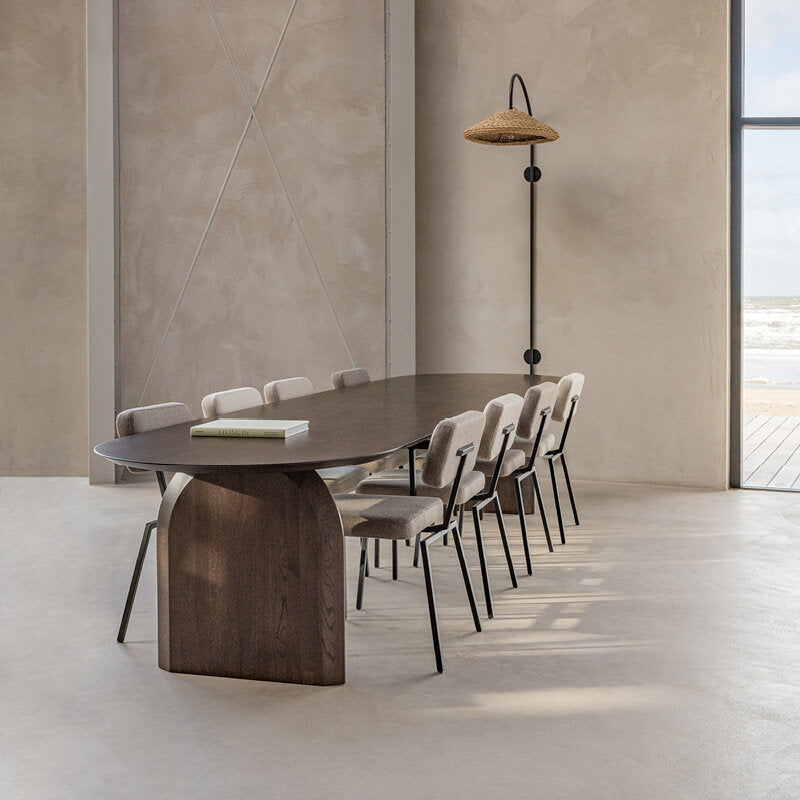 STUDIO HENK slot Eettafel - smoked oak