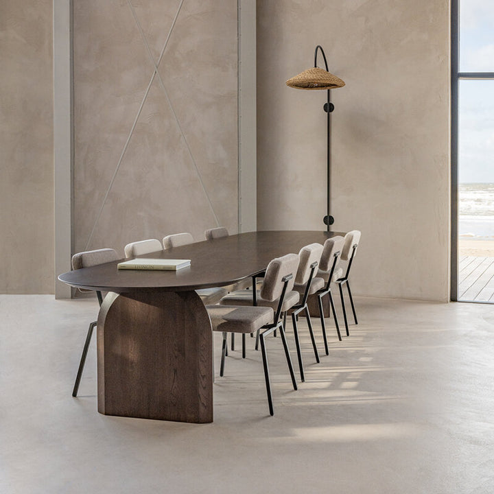 STUDIO HENK slot Eettafel - smoked oak